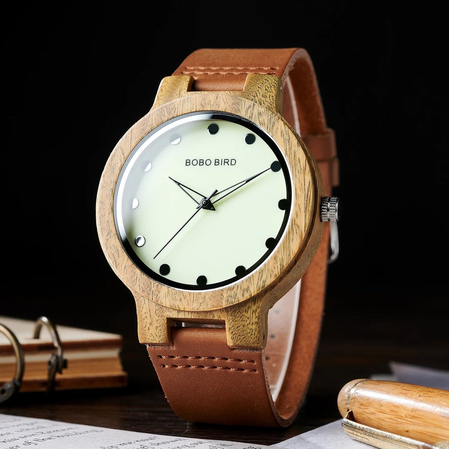 Brown Black - Brown Rubber - Quartz - 42mm