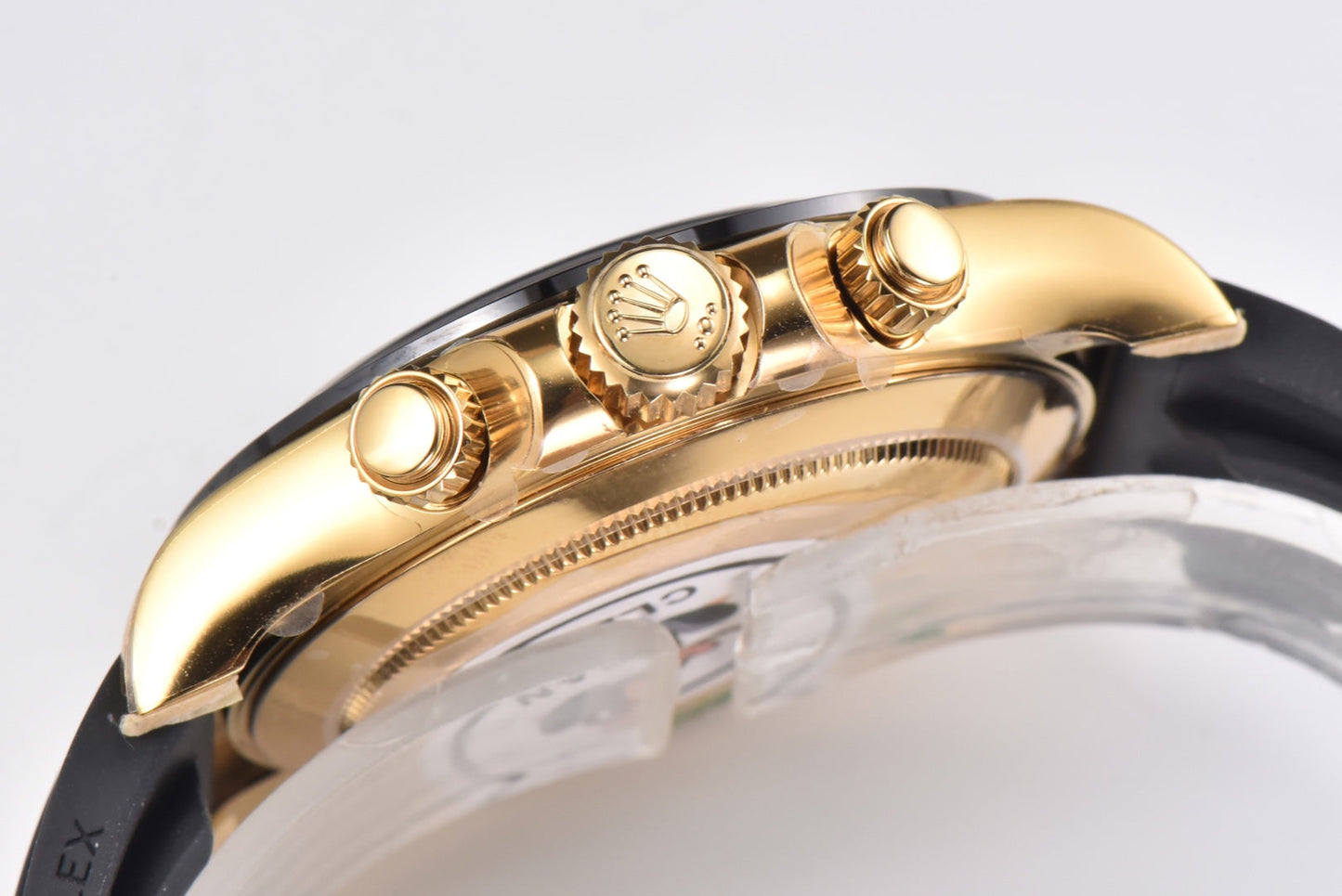 Chronograph -C-Factory -Black Yellow- Black Rubber- Automatic - 40mm