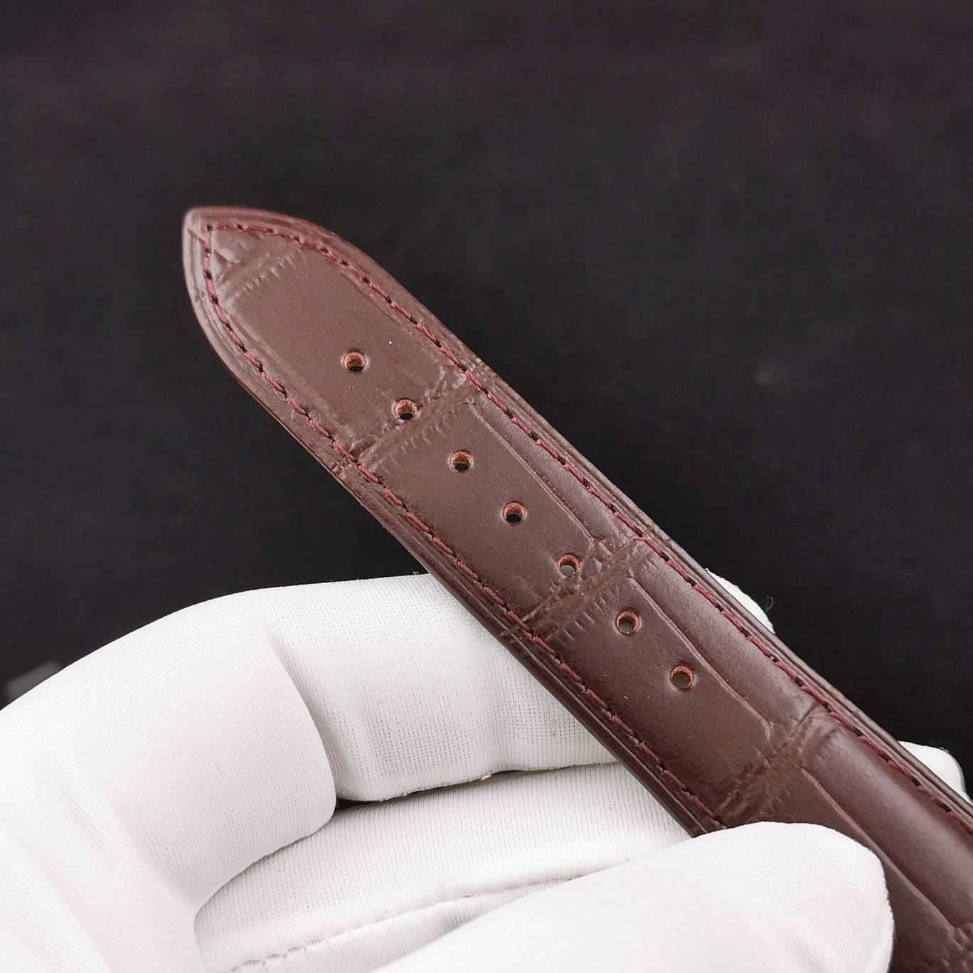 White Silver - 83520/000R-9909- Brown Leather - Automatic - 40mm