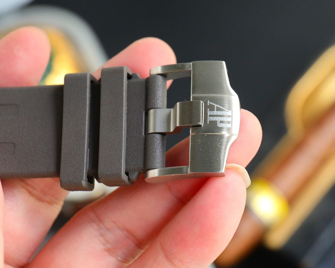 TOP! Grey Ceramic Bezel - Grey Rubber - Automatic - 44mm