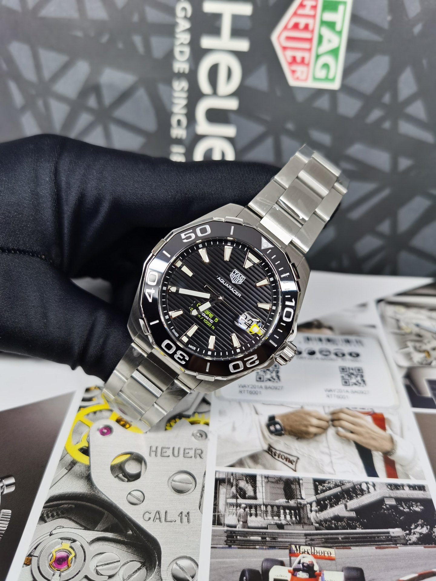 Black -Silver 904L Steel - Automatic - 43mm