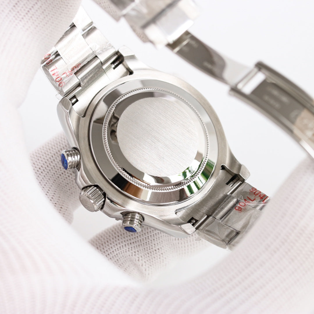 Chronograph - Blue -White 904L Steel - Automatic - 44mm