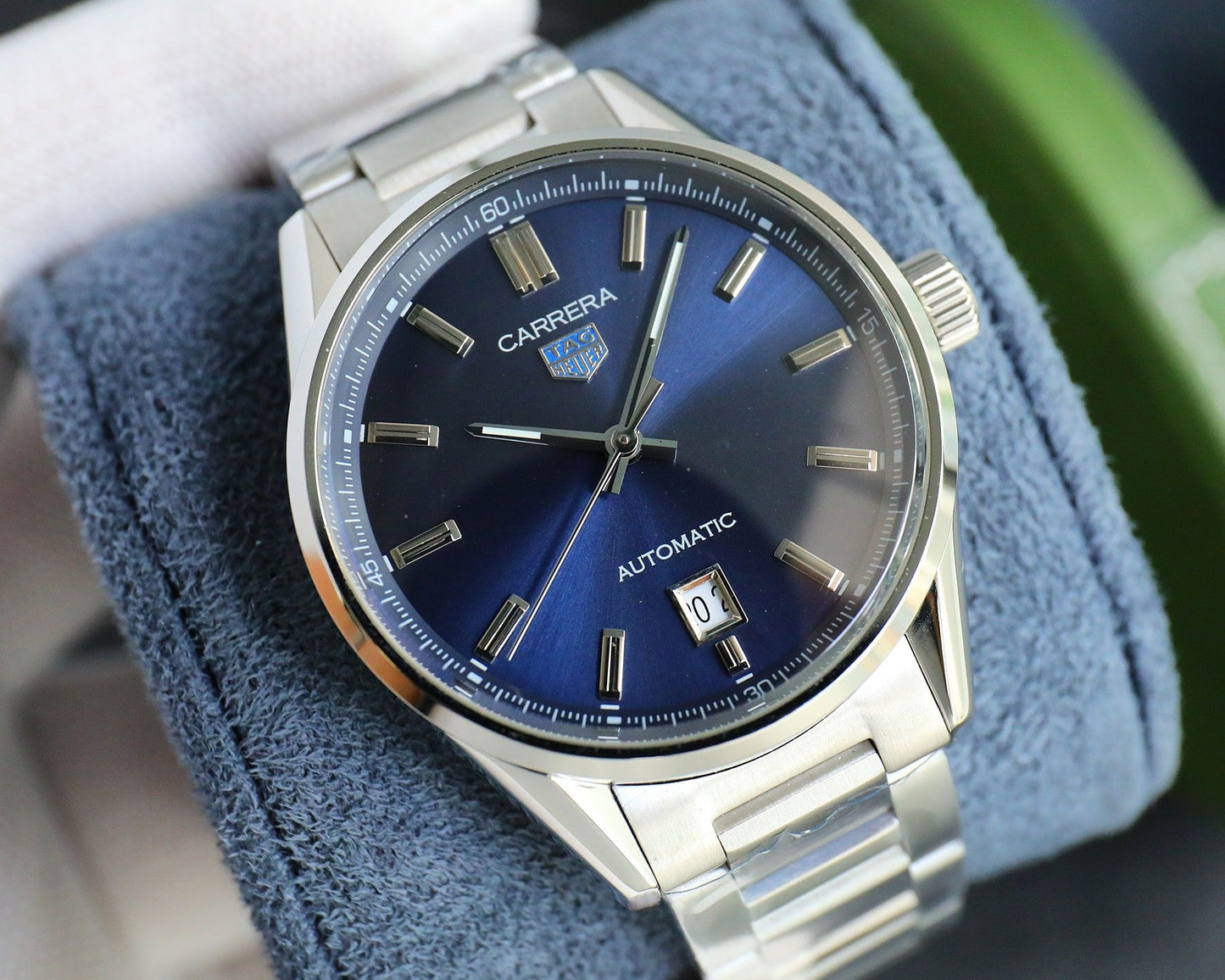 Blue - Silver 316L Steel - Automatic - 41mm