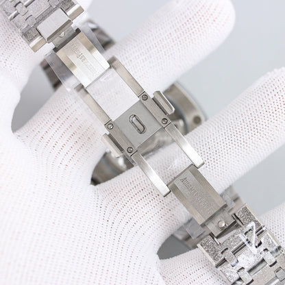 TOP! Frosted White - White Steel - Automatic - 41mm