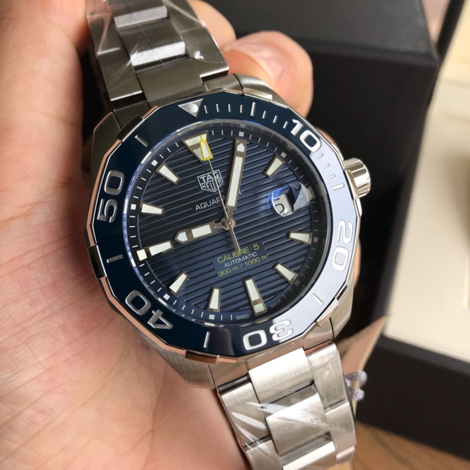 Blue - Silver 904L steel - Automatic - 41mm