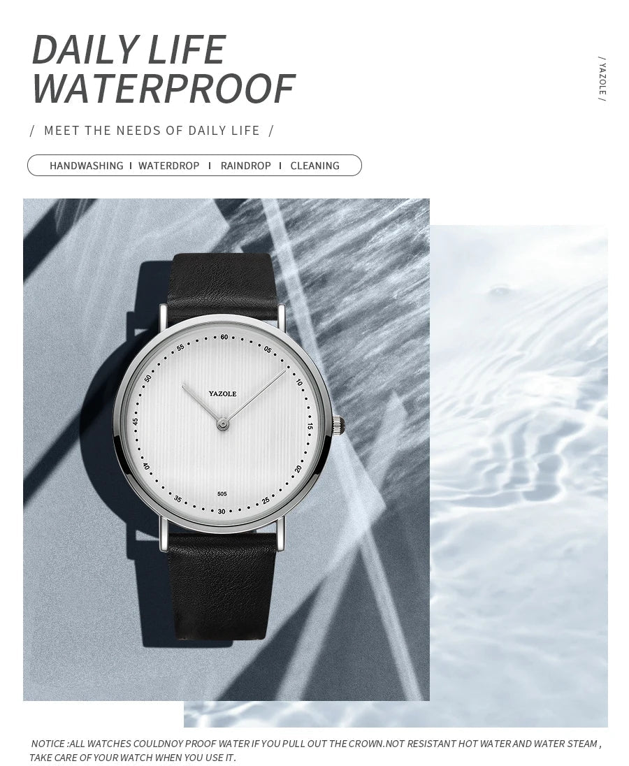 White - Black Leather - Automatic - 42mm