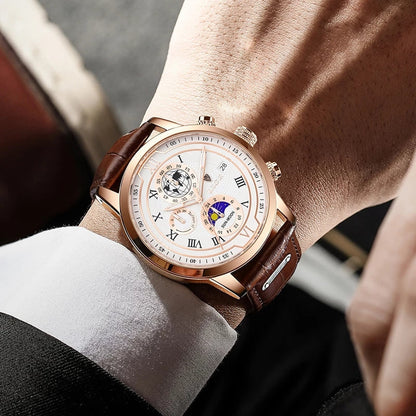 Men's Round Automatic Watch - 40mm