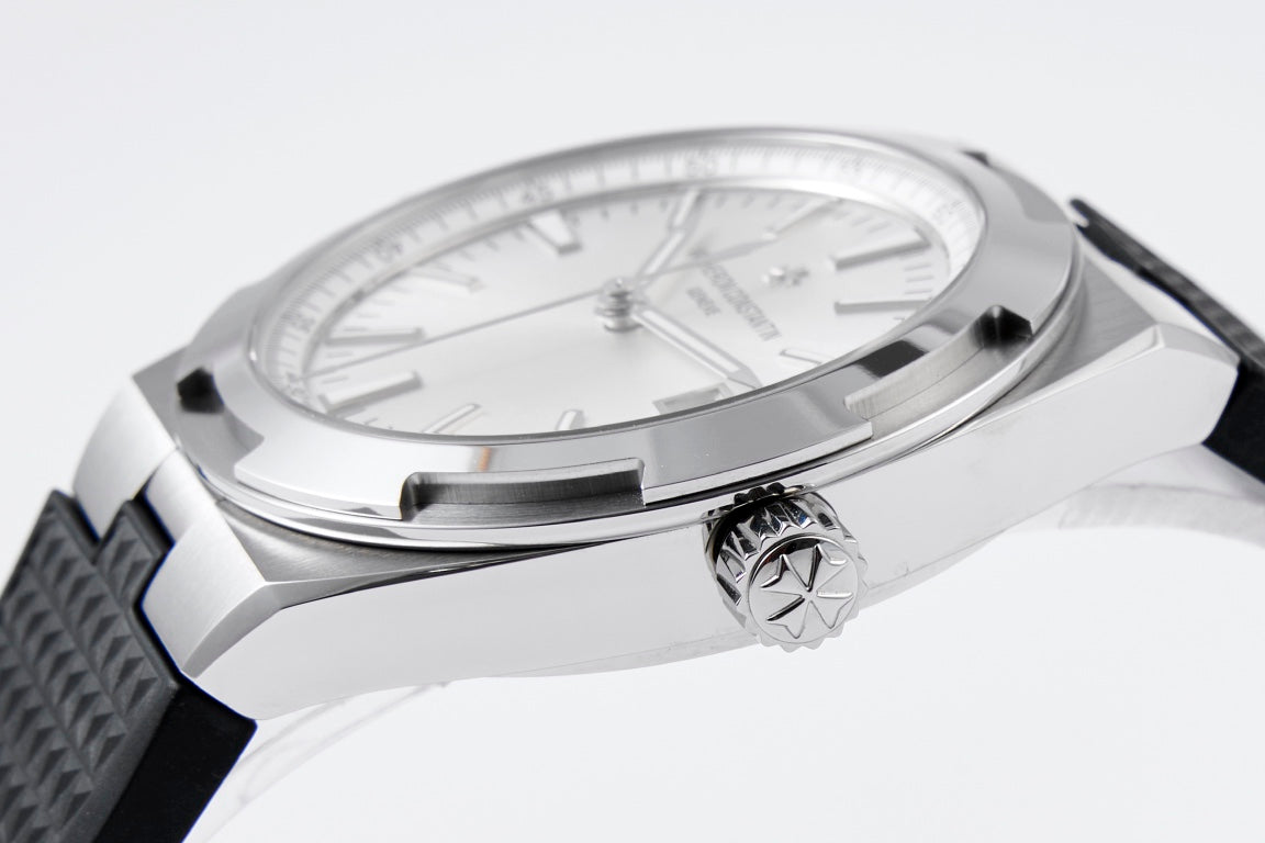 White Silver - Black Rubber - Automatic - 41mm