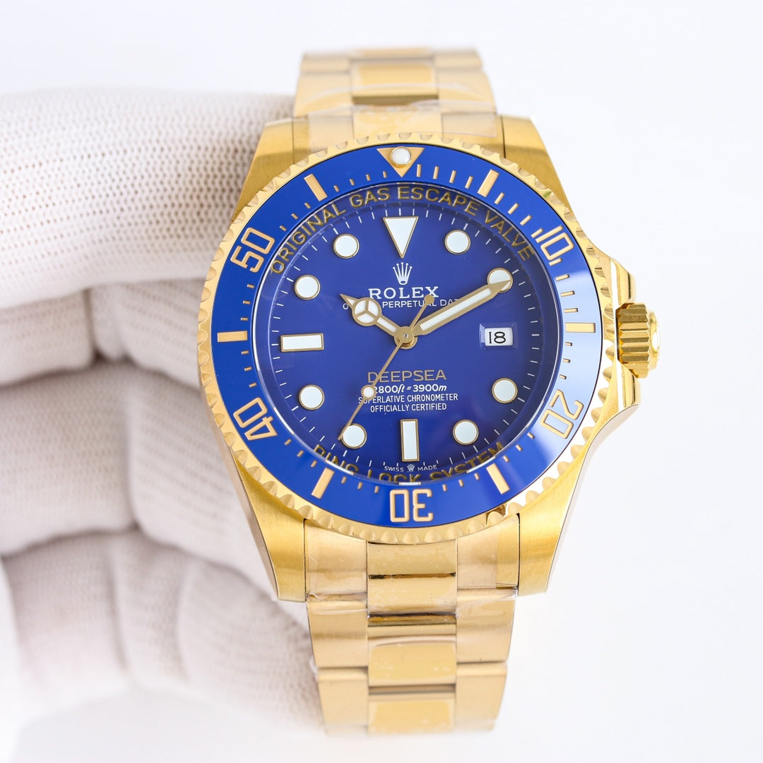 C-Factory -m136668- Blue -Yellow 904L Steel -Automatic- 44mm