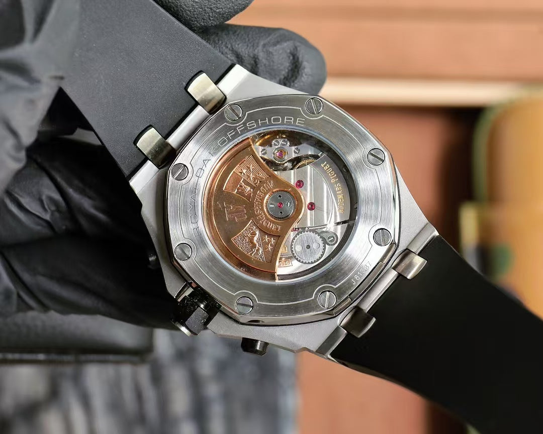 Chronograph-Grey Ceramic- Black Rubber - Automatic - 44mm