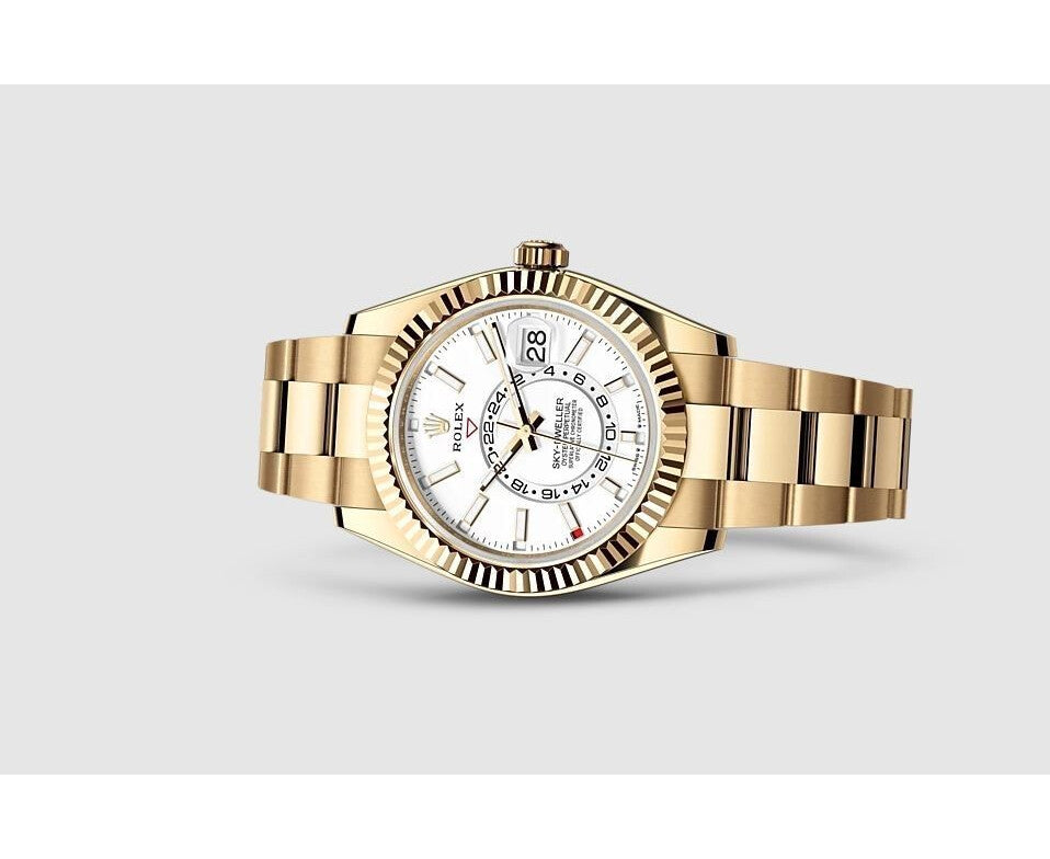 Luxury - White - Yellow 904L Steel -Automatic - 42mm