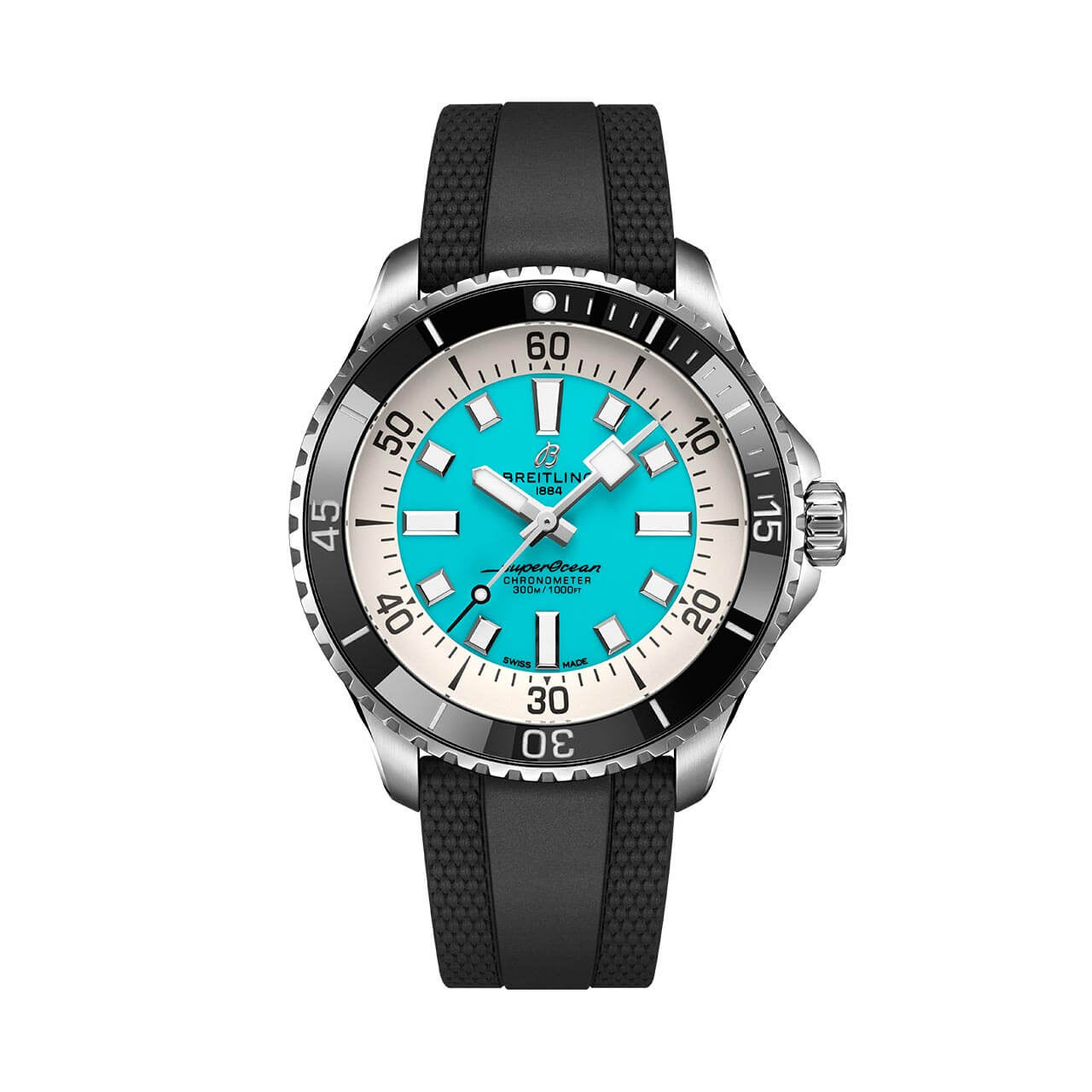 Black Ceramic- Green White - Black Rubber - Automatic - 42mm