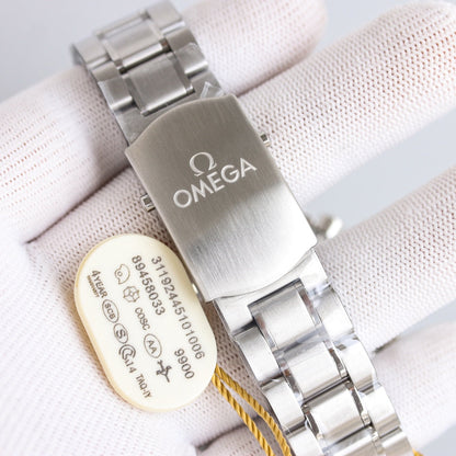 Chronograph -329.30.44.51.06.001- Silver- Black Ceramic- 316L Steel- Automatic - 44mm