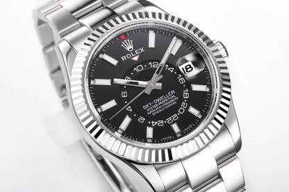 C-Factory -Black Silver - White 904L Steel - Automatic - 42mm