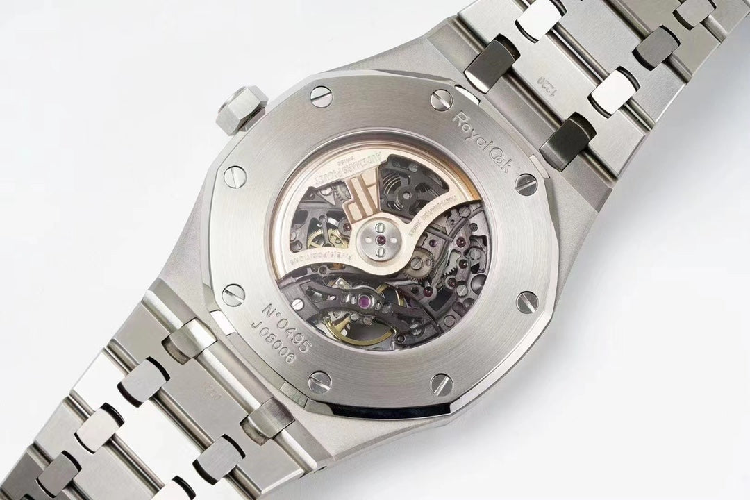 TOP 15407- Hollow Silver 904L steel - Automatic - 41mm