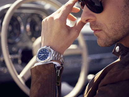 Chronograph-Blue - White 904L Silver - Automatic - 41mm