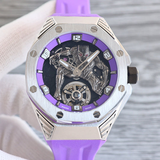 Tourbillon Purple - Purple Rubber - Automatic - 42mm