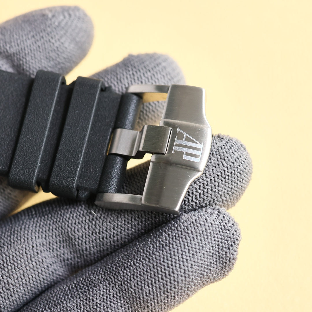 TOP! Black Ceramic Bezel - Black Rubber - Automatic - 44mm