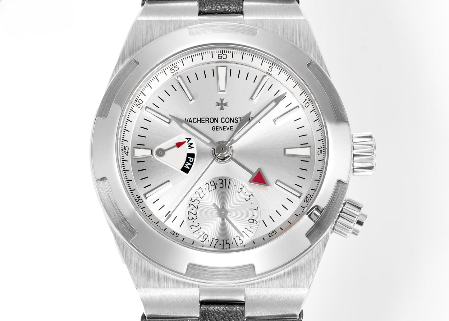 White Silver - 7900V- Black Leather - Automatic - 41mm