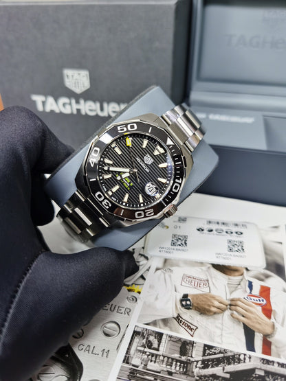 Black -Silver 904L Steel - Automatic - 43mm