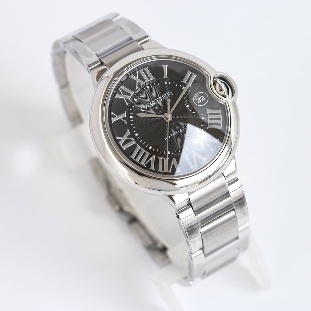 Grey -White Silver - 904L Steel- Automatic - 36/42mm