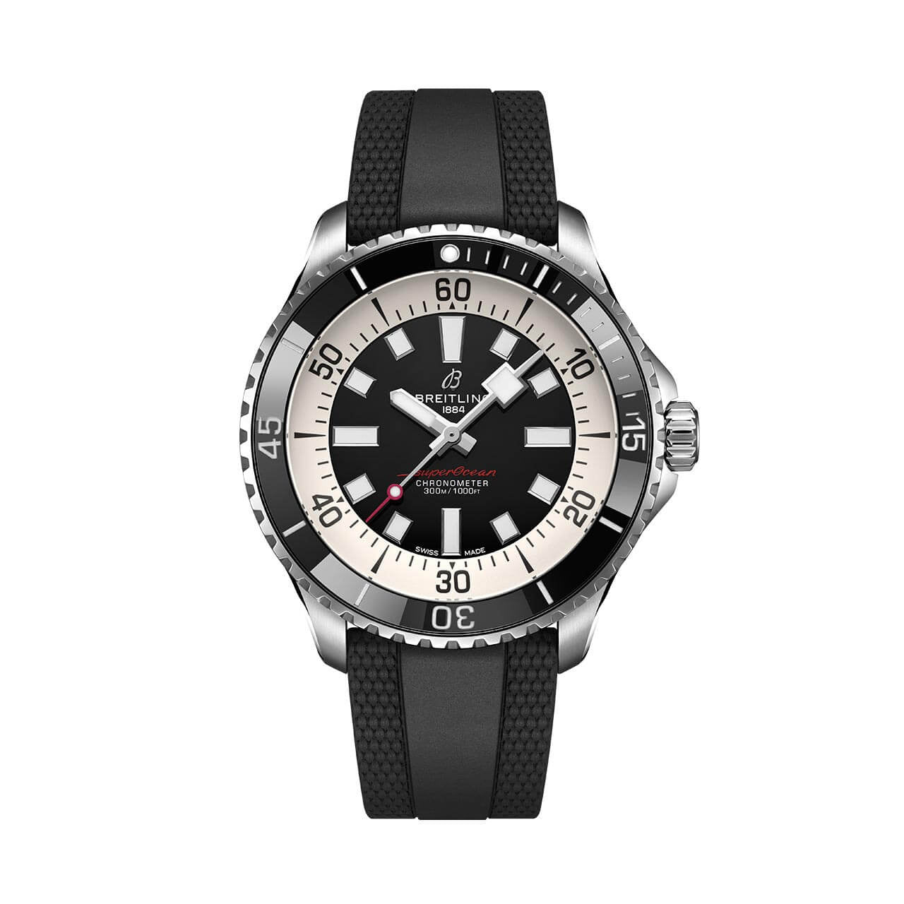 Black Ceramic- Black White Face - Black Rubber - Automatic - 42mm