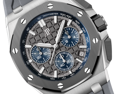 Chronograph -Grey Rubber - Quartz - 43mm