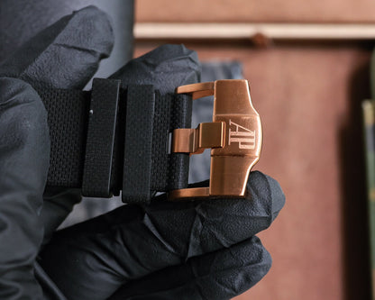 TOP! Yellow Ceramic Bezel- Black Rubber - Automatic - 44mm