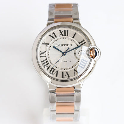 White Rosegold - White Silver - 904L Steel- Automatic - 36/42mm