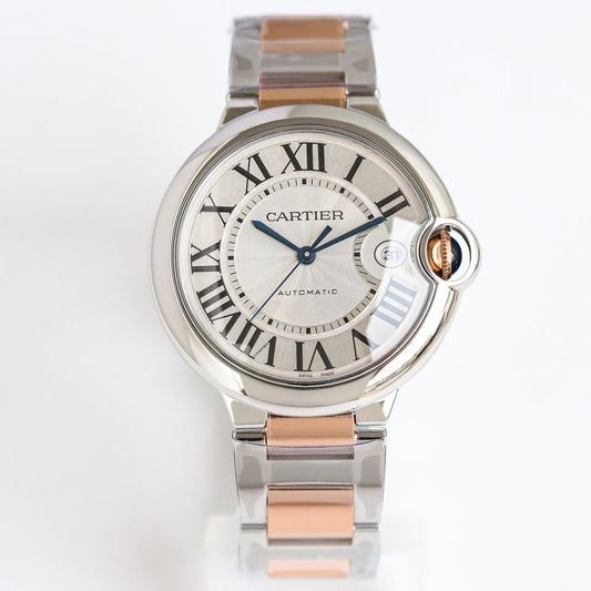 White Rosegold - White Silver - 904L Steel- Automatic - 36/42mm