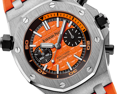 Orange -Prange Rubber -Quartz - 42mm