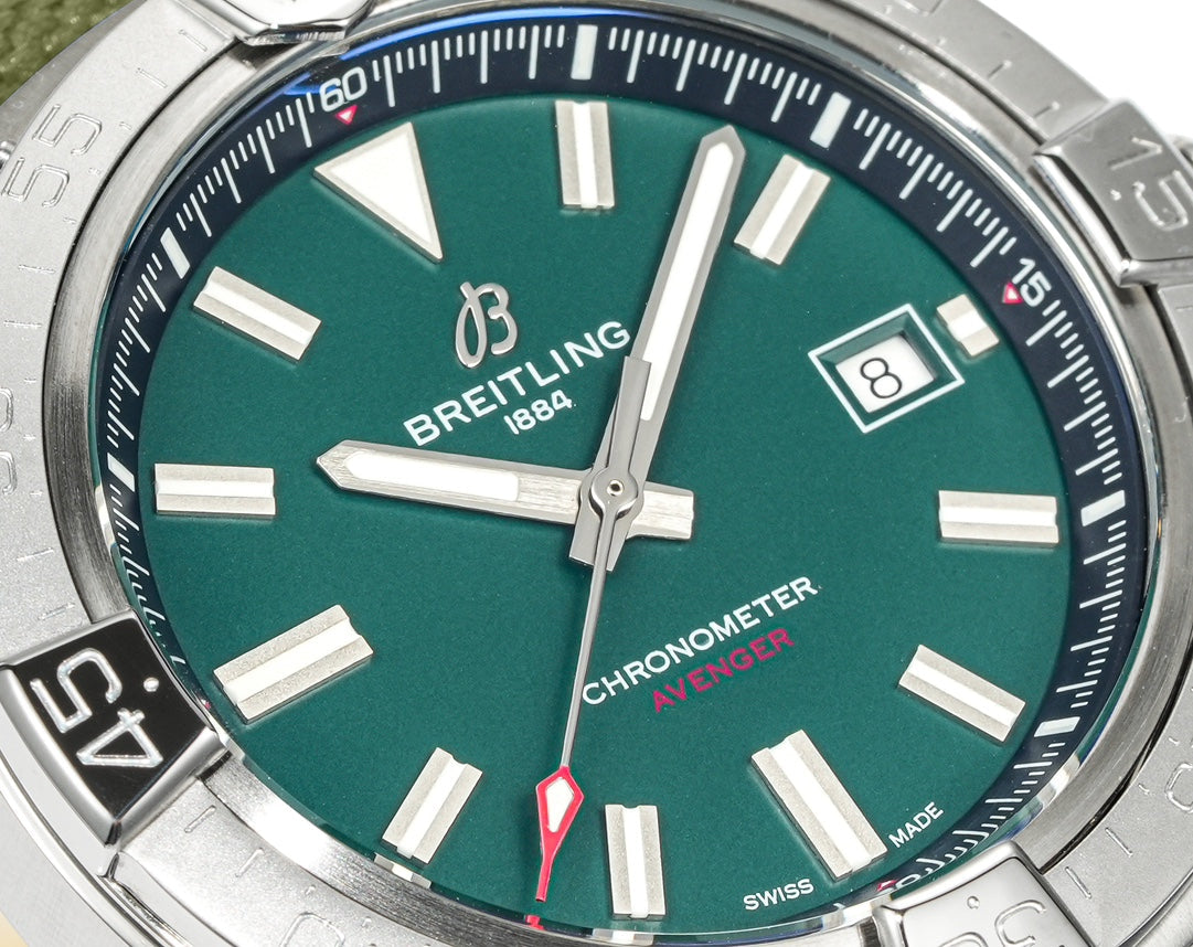 Silver Ceramic- Green AVG - Green Rubber - Automatic - 42mm