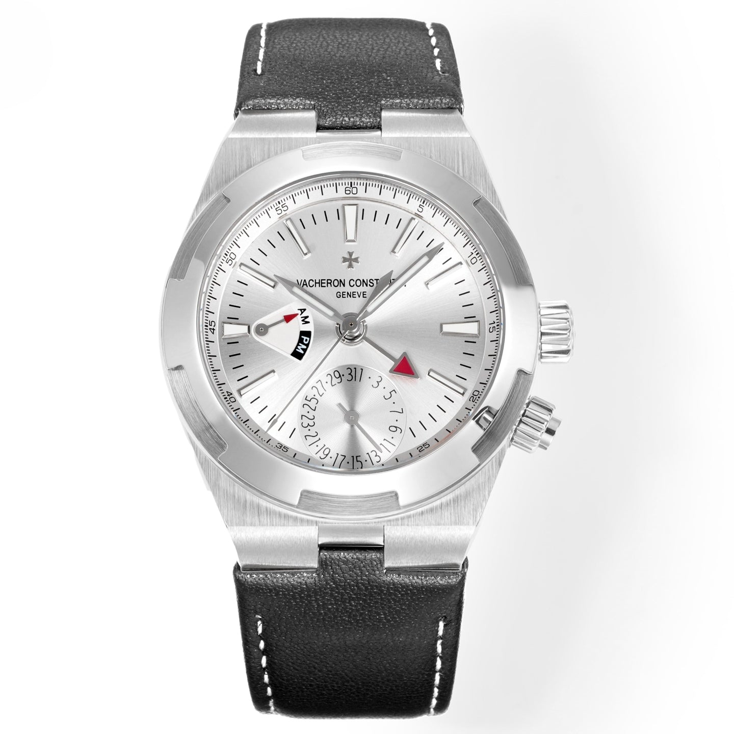 White Silver - 7900V- Black Leather - Automatic - 41mm