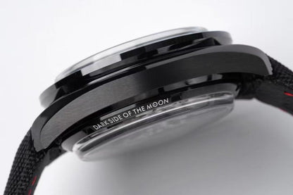 Chronograph -Moon back - Black - Black Rubber- Automatic - 44mm