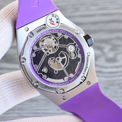 Tourbillon Purple - Purple Rubber - Automatic - 42mm