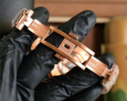 Chronograph-L Size -Rosegold Ceramic- Rosegold Steel - Automatic - 44mm