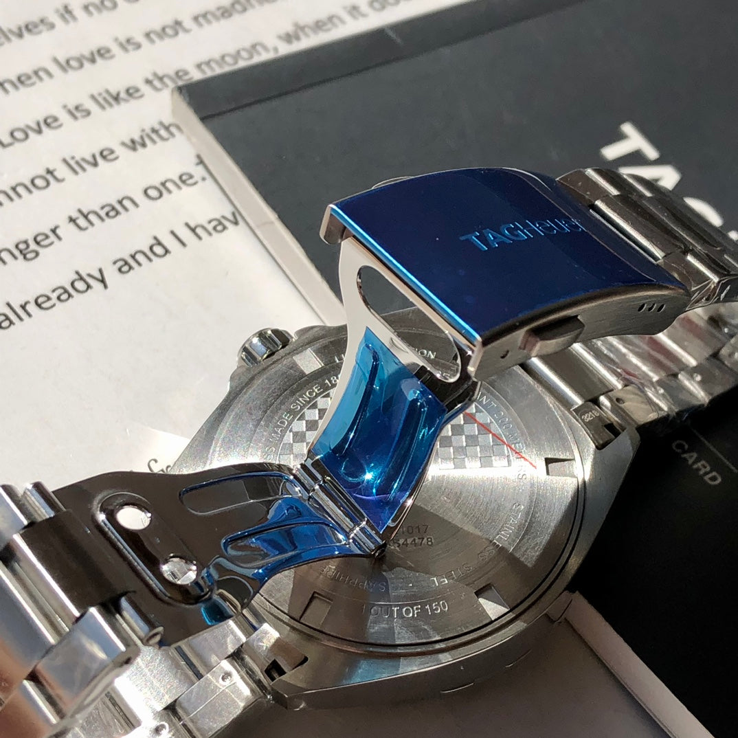 Blue - Blue 904L steel - Quartz - 41mm