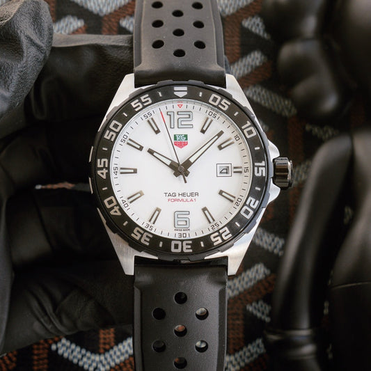 White Black - Black Rubber - Automatic - 41mm