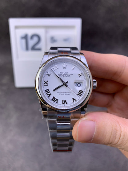 DATE-Steel- Automatic-36mm Watch
