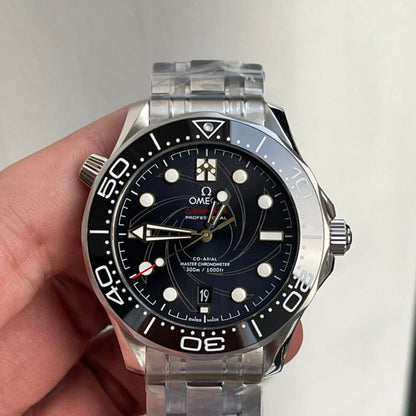 Black - White 904L Steel- Automatic - 41mm