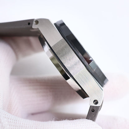 TOP! Grey Ceramic Bezel - Grey Rubber - Automatic - 44mm