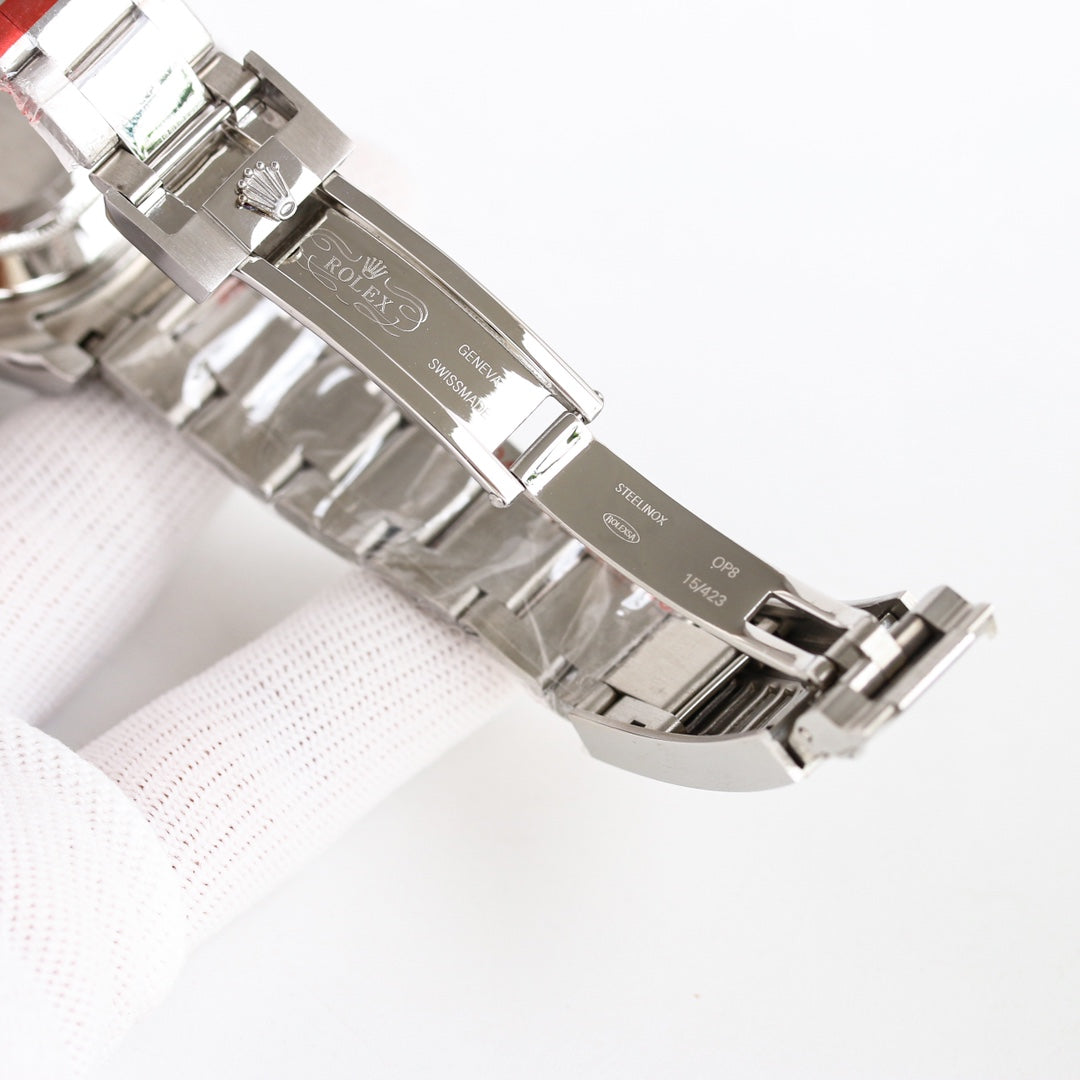 Chronograph - Blue -White 904L Steel - Automatic - 44mm