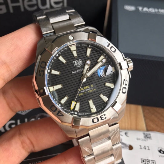 Grey - Silver 904L steel - Automatic - 41mm