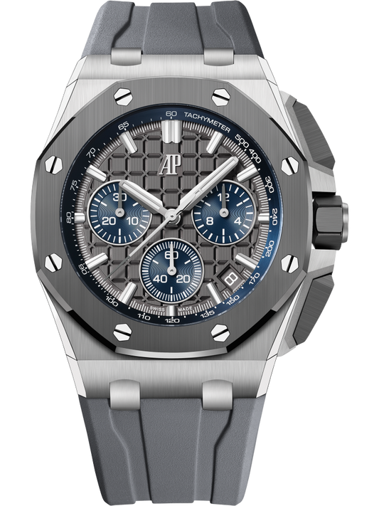 Chronograph -Grey Rubber - Quartz - 43mm