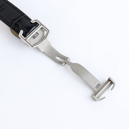 Black -White Silver - Black Leather- Automatic - 36/42mm