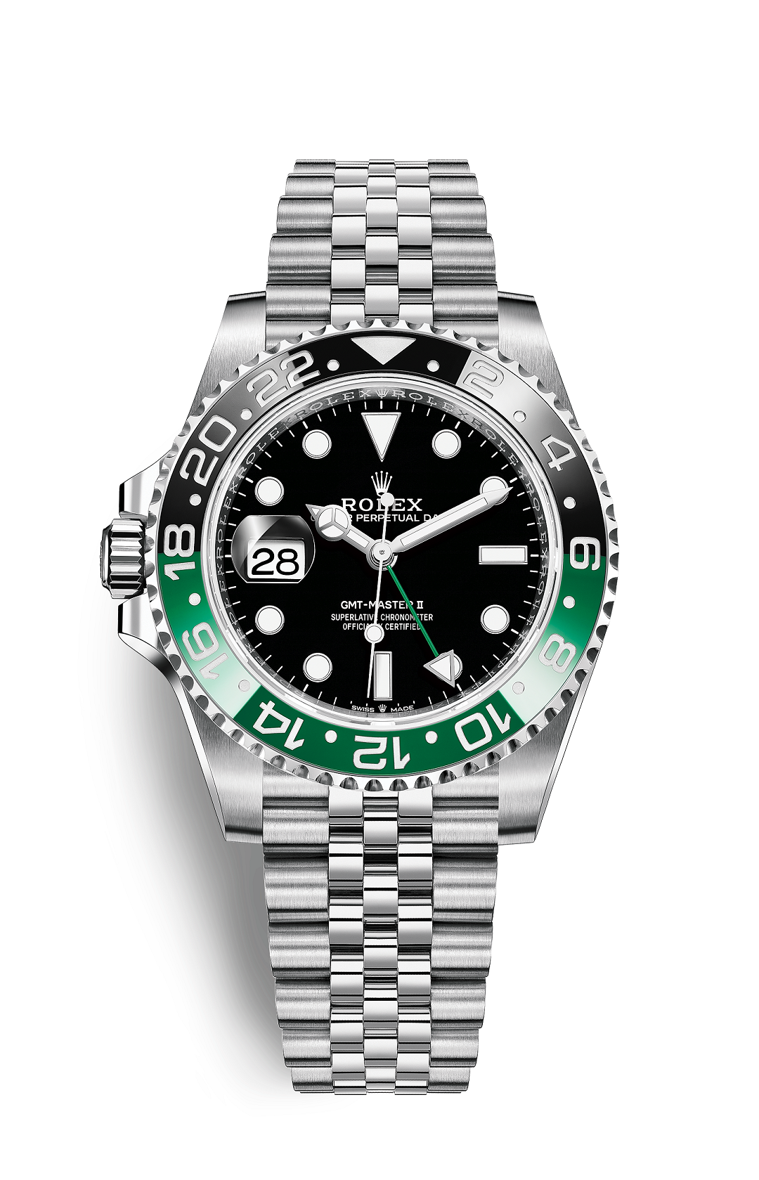 Black Green - Silver 904L Steel -Automatic - 40mm