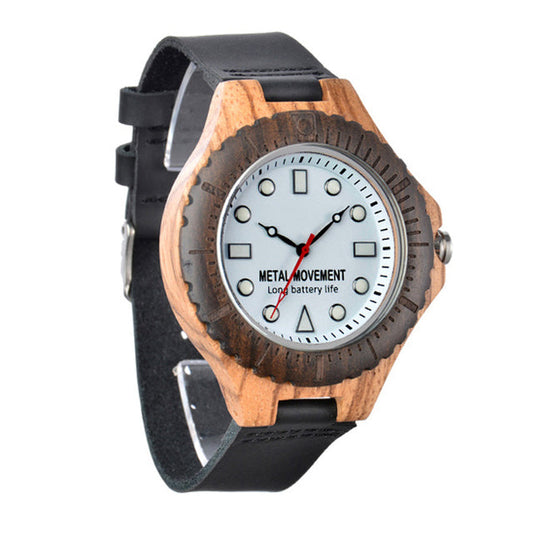 Wooden Style 904L Steel Watch -41mm