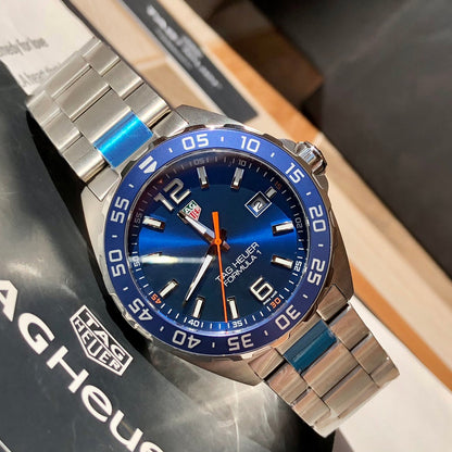 Blue - Blue 904L steel - Quartz - 41mm