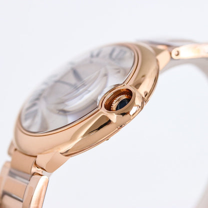 White - Rosegold - 904L Steel- Automatic - 36/42mm