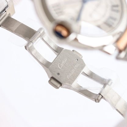 White Rosegold - White Silver - 904L Steel- Automatic - 36/42mm